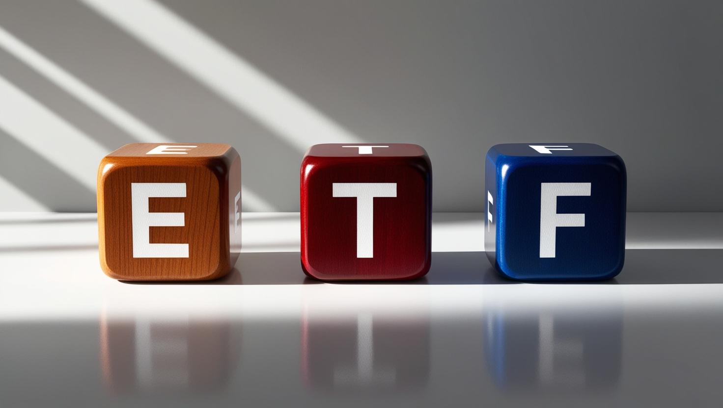 Würfel mit den Buchstaben E, T, F.